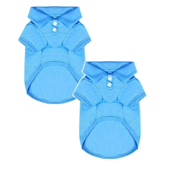2PCS SaltIsle Dog T-Shirt, Breathable Pet Shirts, Puppy Sweatshirt Dog Clothes Outfit Apparel Coats for Small Medium Dogs Cats