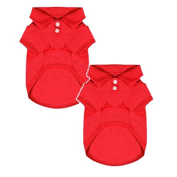 2PCS SaltIsle Dog T-Shirt, Breathable Pet Shirts, Puppy Sweatshirt Dog Clothes Outfit Apparel Coats for Small Medium Dogs Cats