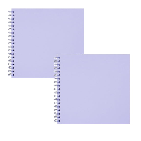 2PCS Scrapbook 7x7 Inch DIY Scrapbook Album Hardcover Kraft Paper Scrap Book Photo Albums 20 Sheets Memory Book For Family Wedding