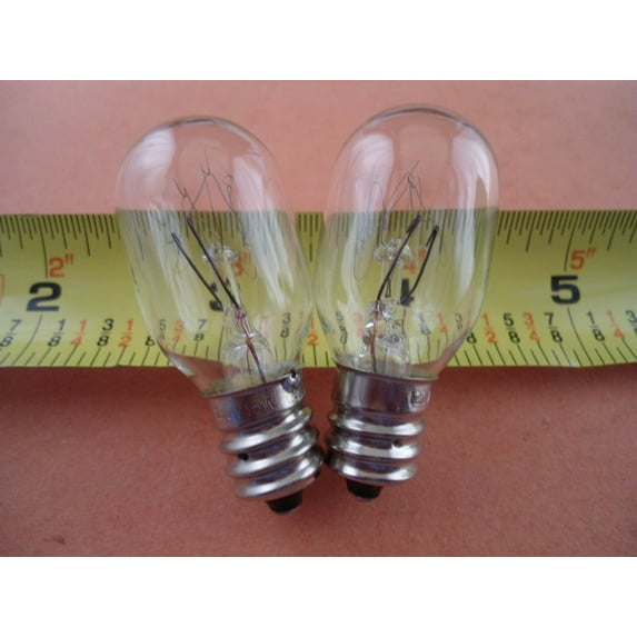 2PCS Screw In Light Bulb For Singer Brother Janome, Elna, Juki, Babylock, Necchi, Riccar, Simplicity
