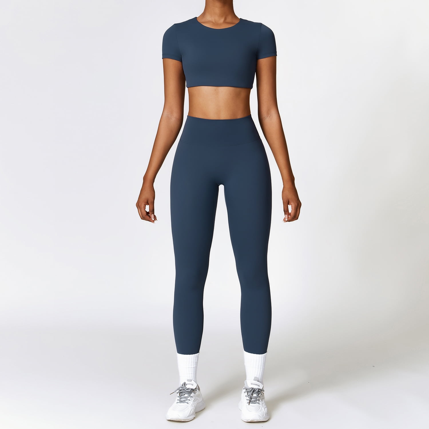 2PCS Seamless Yoga Set Women Workout Set Sportswear Gym Clothing