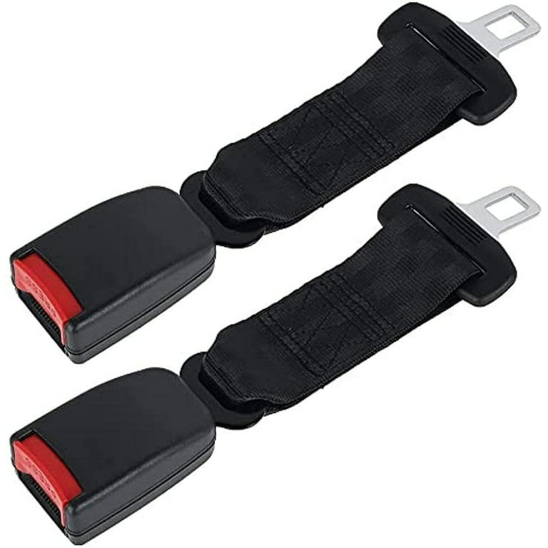 2PCS-Seat Belt Extender,Original Car Buckle Extender (7/8 Tongue Width)  Accessories for Cars, Easy to Install, Buckle Up and Drive-In Comfort 