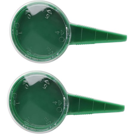 2PCS Seed Dispenser Sower, Adjustable Manual Plant Seeder Spreader Seed Planter Garden Seeding Tool with Working Lid for Vegetable Farm Garden Planter