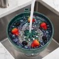 2PCS Self Spinning Berry Washing Bowl, Automatic Fruit Vegetable Washer ...