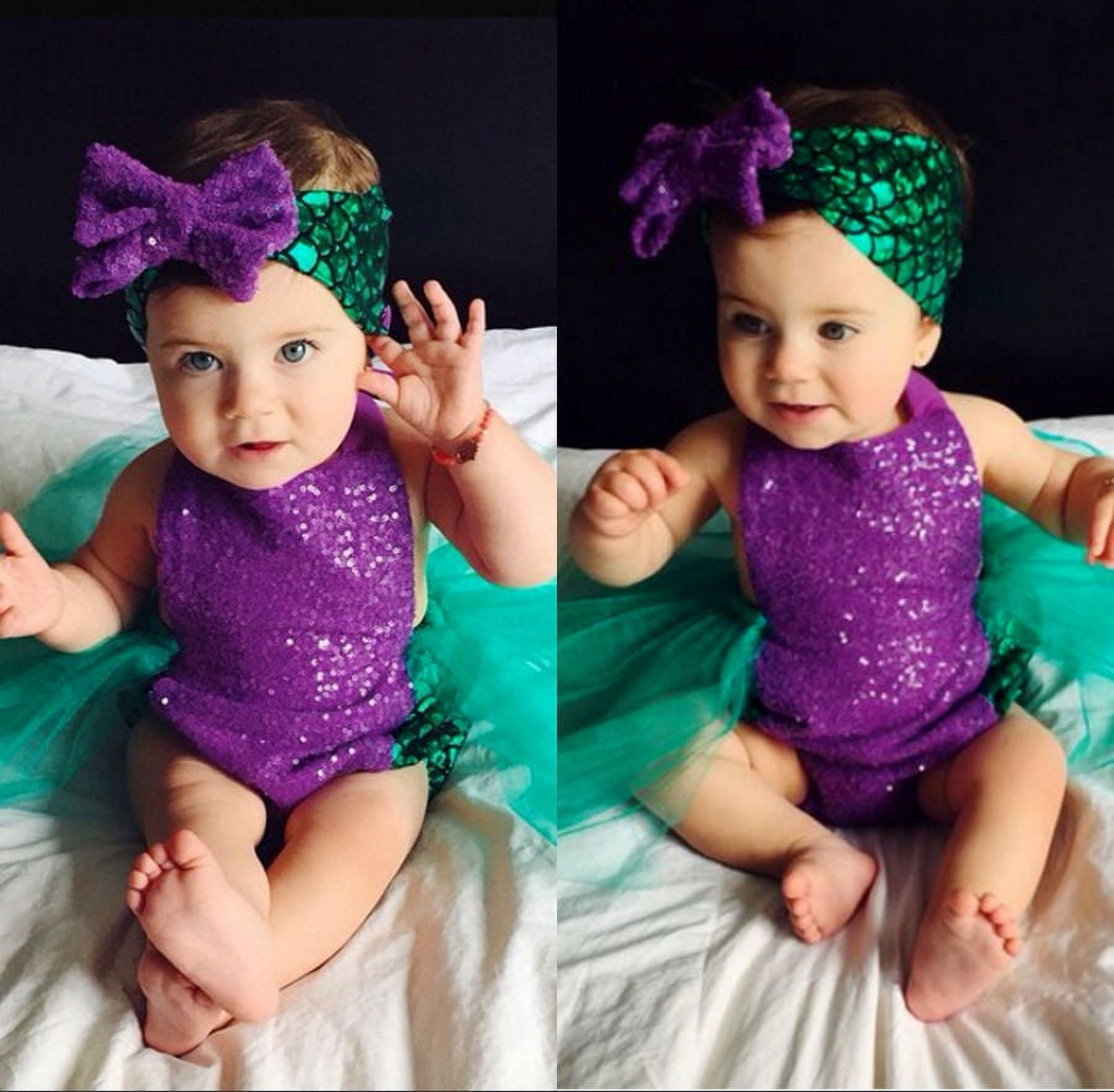 Baby girl top mermaid clothes