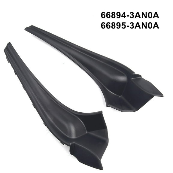 2PCS/Set Car Front Windshield Wiper Cowl Cover Replace For Nissan Versa Sedan 2012-2018 OEM Number 66894-3AN0A 66895-3AN0A
