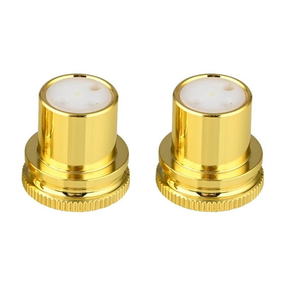 2PCS Shielded Connectors Covers Noise Stopper Caps for XLR Interfaces with Anti Interferences Designing