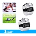 thumbnail image 1 of 2PCS Set Portable 4 Digit Handheld Number Click Golf Counter Tally Recorder, 1 of 10
