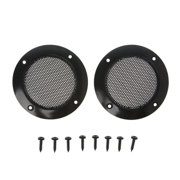 2PCS Shatter Resistant Stereo Speaker Mesh Protective Cover Video Accessories