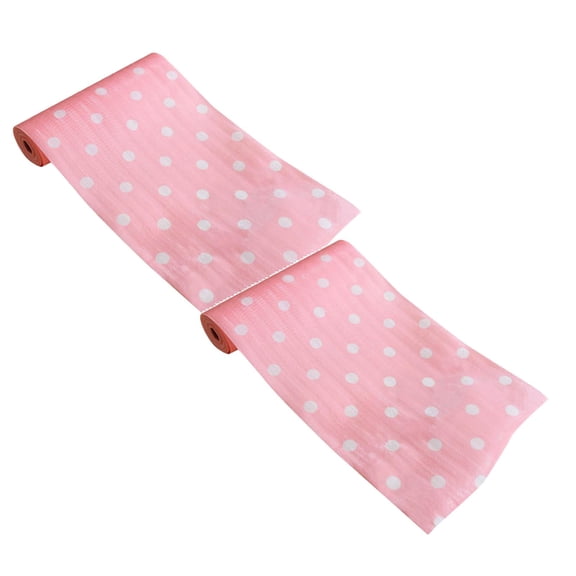 2PCS Shelf Liner for Kitchen Cabinets Durable cotton Material Easy-to-Cut Shelf Paper for Refrigerator, Cupboard, Dresser,118in(D)