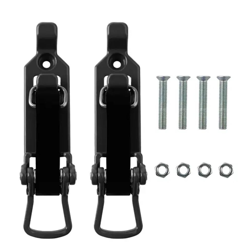 2PCS Shovel Mount for Roof Rack Metal Rubber Clamps Quick Release Wall