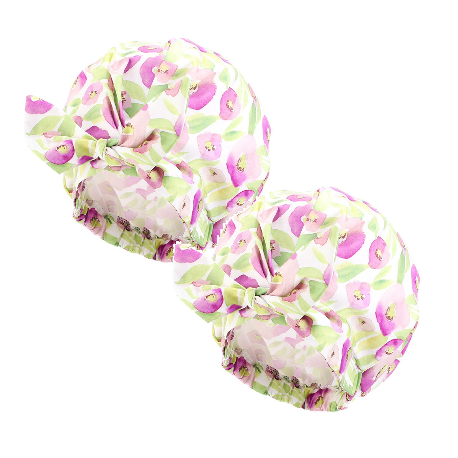 2PCS Shower Caps for Women,Shower Cap for Hair Coloring and Perm Care