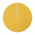 thumbnail image 1 of 2PCS Silicone Cake Mat, 12 Inch Round Silicone Mat, Cake Mat with Measurements, Cake Turntable Mat, Reusable Cookie Mat for Rolling Dough, Non-Stick Heat Resistant, Pastry Baking Pad(Yellow), 1 of 4