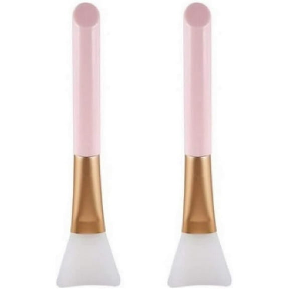 2PCS Silicone Face Mud Brush Soft Hairless Body Lotion Applicator Tools for Makeup,