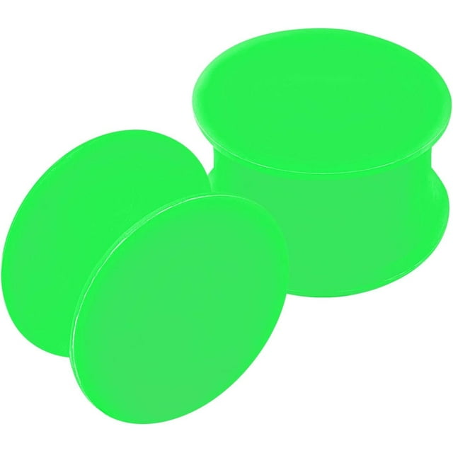 2PCS Silicone Green 5/8 inch 16mm Double Flared Saddle For Stretcher