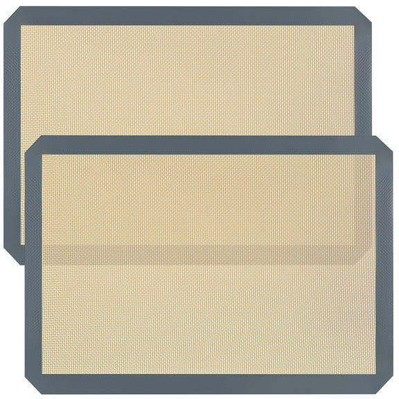 2PCS Silicone Macaron Baking Mat, Non Stick Macaron & Cookie Sheet Liners, Easy to Clean