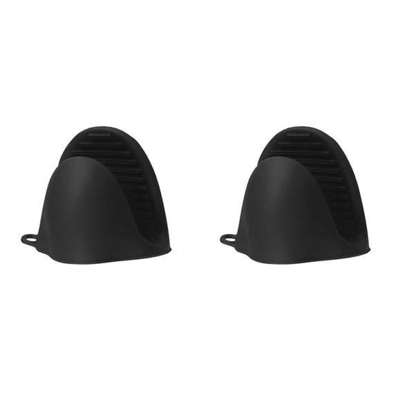 2PCS Silicone Oven Mitts Heat Resistant, Silicone Potholders Mini Oven Gloves Silicone Heat Resistant Cooking Pinch Mitts Potholder for Rubber Oven Glove Kitchen Mittens, Cute Cooking Mitts