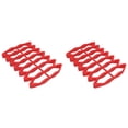 thumbnail image 1 of 2PCS Silicone Roasting Rack for Turkey - Nonstick Oven Roast Rack for Cooking & Baking, Heat Resistant Non-Stick Cooking Rack, Easy Clean Roasting Pan Accessory for Grilling, 1 of 4