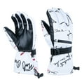 2PCS Ski Gloves Waterproof Breathable Snowboard Touchscreen Warm Winter