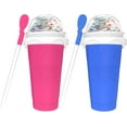 thumbnail image 1 of 2PCS Slushie Maker Cup,DIY Magic Quick Frozen Smoothies Cups for Homemade Milk Shake Ice Cream Maker, Cooling Cups, Double Layer Squeeze Slushy Maker Cup,Birthday Funny Gifts for Friends &Family, 1 of 10