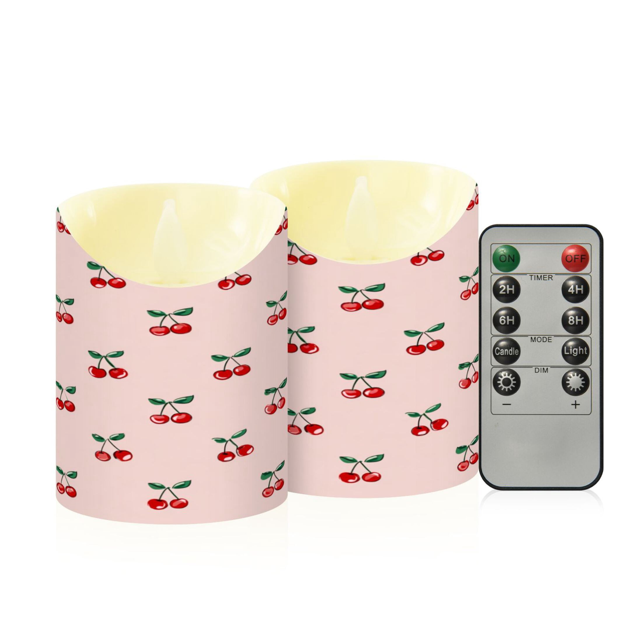 2PCS Small Flameless Candles Lamp Flameless Candles Slanted Candle Lamp ...