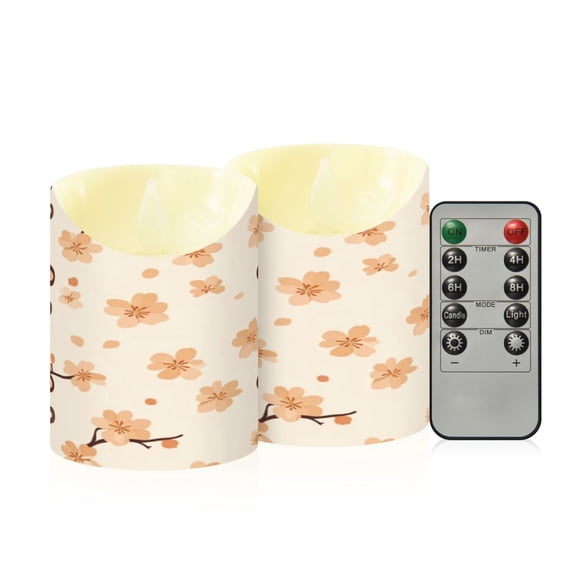 2PCS Small Flameless Candles Lamp Flameless Candles Slanted Candle Lamp Home Decoration Festive Decoration Cute Little Brown Monkey