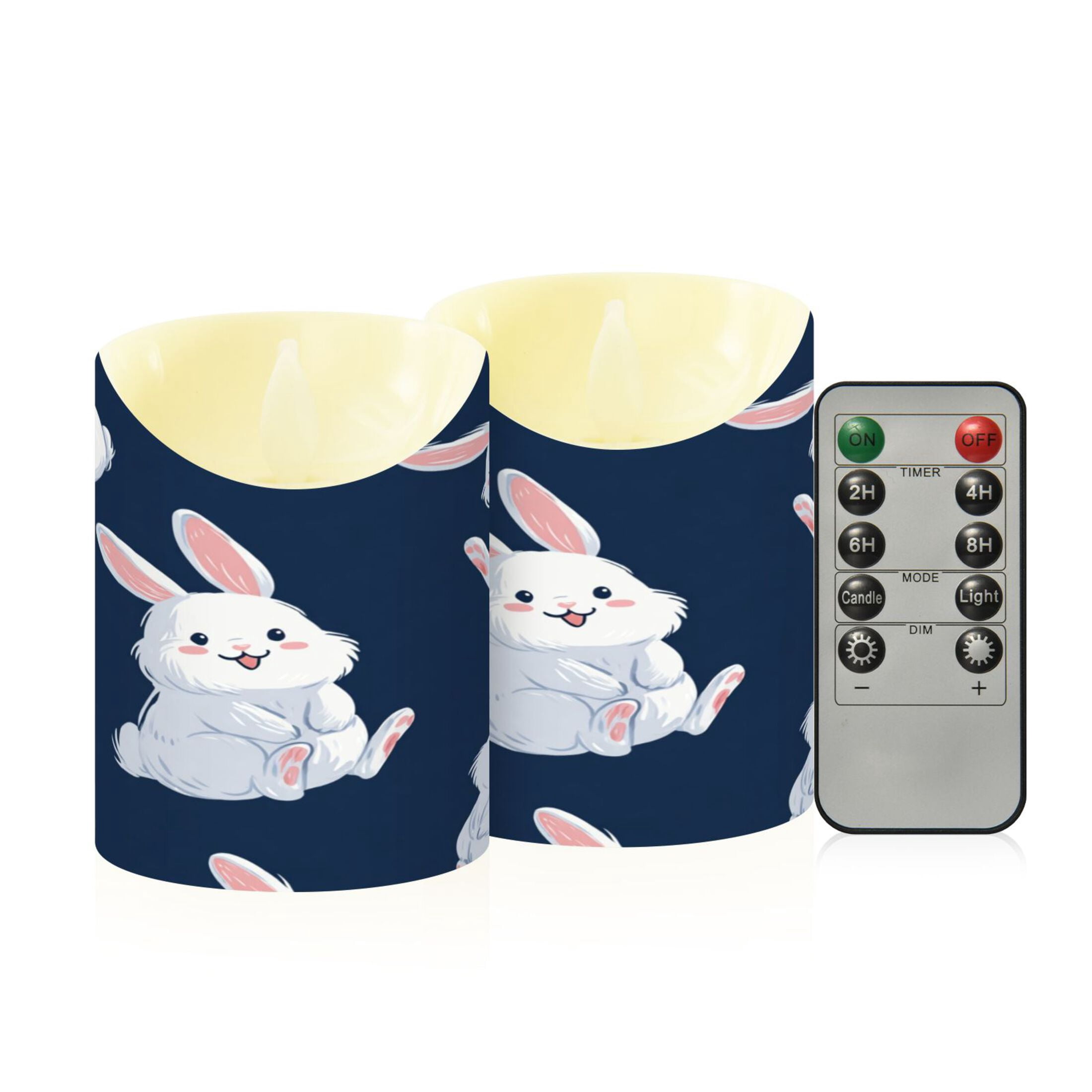 2PCS Small Flameless Candles Lamp Flameless Candles Slanted Candle Lamp ...