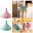 thumbnail image 1 of 2PCS Small Funnels for Filling Small Bottles, Plastic Kitchen Funnel, Canning Funnels for Filling Mason Jars, Funnel Grade Pp Plastic Funnels Great for Kitchen Filling Bottles Liquid Water Transfer, 1 of 9