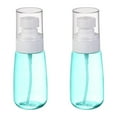thumbnail image 1 of 2PCS Small Spray Bottle Travel Size 2oz/60ml - Fine Mist Mini Empty Spray Bottles - Empty Small Misting Spritzer, Perfume Atomizer with Pump Clear Containers - for Toners, Face & Hair Mist, 1 of 6