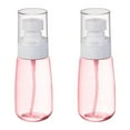 thumbnail image 1 of 2PCS Small Spray Bottle Travel Size 2oz/60ml - Fine Mist Mini Empty Spray Bottles - Empty Small Misting Spritzer, Perfume Atomizer with Pump Clear Containers - for Toners, Face & Hair Mist, 1 of 6