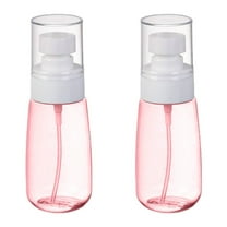 2PCS Small Spray Bottle Travel Size 2oz/60ml - Fine Mist Mini Empty Spray Bottles - Empty Small Misting Spritzer, Perfume Atomizer with Pump Clear Containers - for Toners, Face & Hair Mist