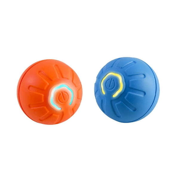 2PCS Smart Dog Toy Ball Electronic Interactive Pet Toy Moving Ball USB Automatic Moving Bouncing for Puppy Birthday Gift