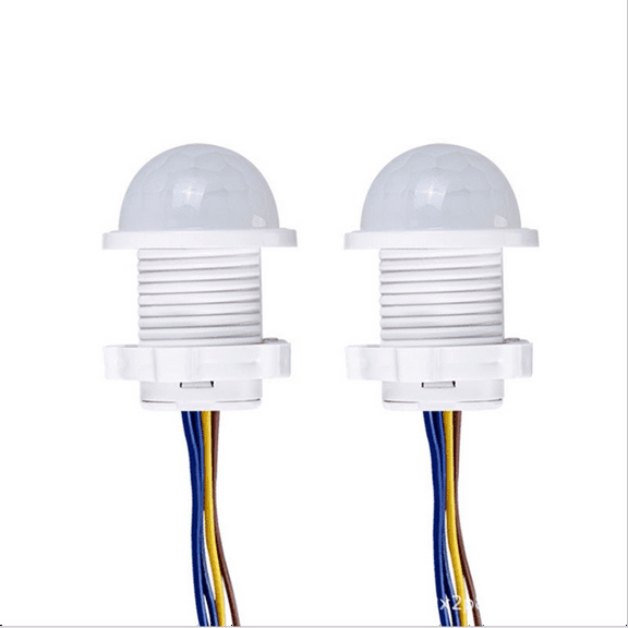2PCS Smart PIR Sensor Detector Switch 110V 220V Human Body Infrared Motion Indction Auto on Off Light Switches