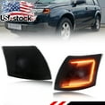 thumbnail image 1 of 2PCS Smoked Lens Front Corner Parking Light Side Marker Light Turn Signal Light Turn Warning Light with Amber Full LED For 2002 2003 2004 2005 Saturn Vue, 1 of 6