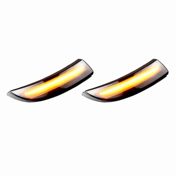 2PCS Smoked Lens LED Dynamic Turn Signal Light Side Mirror Flashing Light For Ford Fiesta Mk7 B-Max 2008-2017