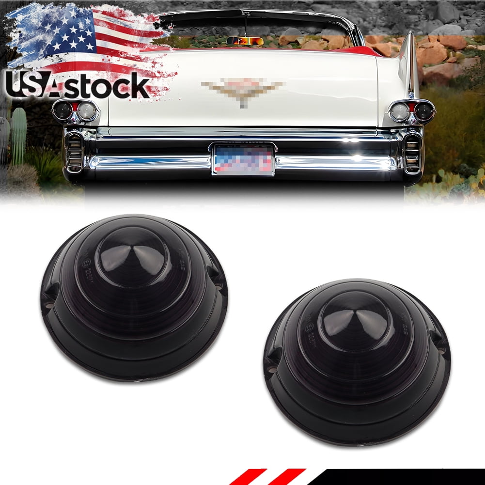 2PCS Smoked Lens Rear Bumper Tail Light Rear Light Brake Lights Backup ...