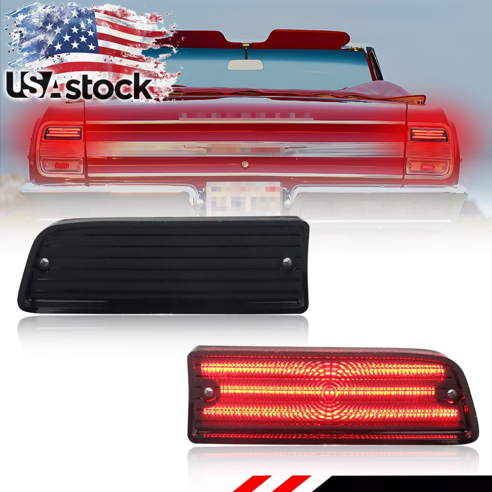 2PCS Smoked Lens Rear Bumper Tail Light Rear Light Brake Lights Reverse ...
