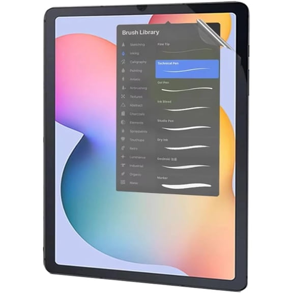 for 2PCS Soft PET Matte Paper Feel Screen Protector for Galaxy Tab S10 FE 10.9" Anti-Glare Matte Protective Film, Drawing, Writing with The Stylus Pen Like on Paper
