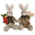 thumbnail image 1 of 2PCS Soft Plush Bunnies Stuffed Animals, Long Ear Bunny Rabbit Easter Dolls for Home Decor, 1 of 4