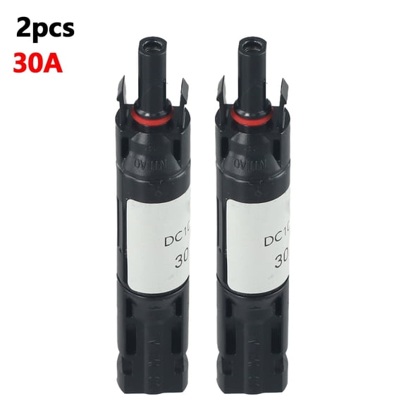 2PCS Solar Panel Cable Blocking Diode Waterproof Connector Compatible 30A