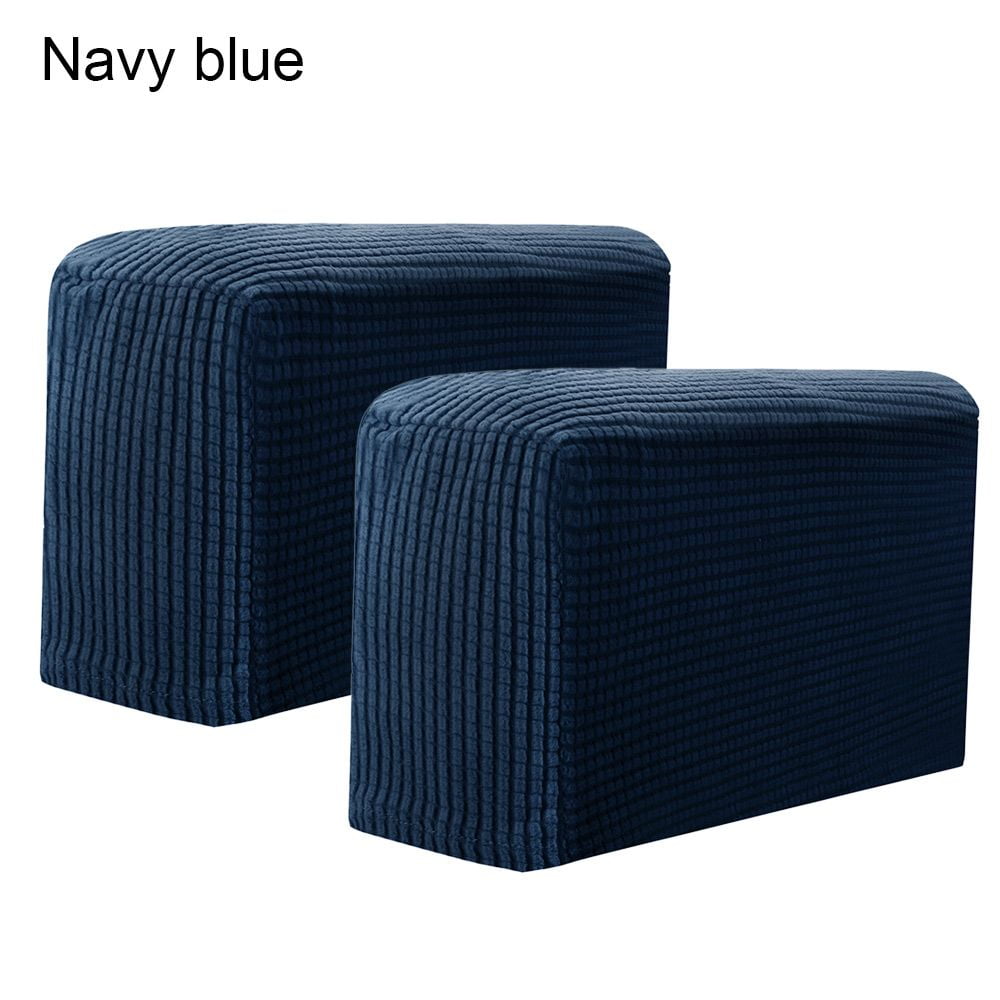 2PCS Solid Chair Stretchy Removable Sofa Cover Armrest Covers Couch Arm