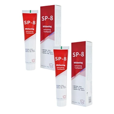 2PCS Sp8 Toothpaste, SP8 Ultra Toothpaste, Sp-8 Pasta Dental, Sp-8 Probiotic Toothpaste, Deep Cleaning Care Toothpast, Fresh Breath100g