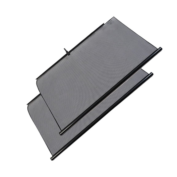 2PCS Space Saving Adjustable Car Window Shade Auto Extend Design Heat Insulation Polyester Net For Daily Commute 1 Pair