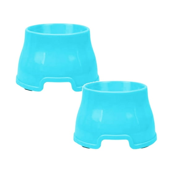 2PCS Spaniel Bowls for Dogs Long Ears 2 Pack Long Eared Dog Bowl, No-Spill Food & Water Bowls for Cocker Spaniels, Beagles, & Long-Eared Breeds, Non- Design, Easy to Clean