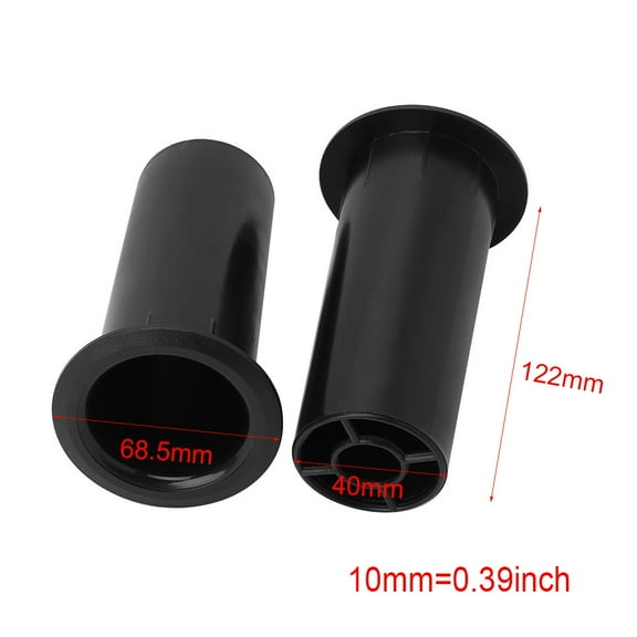 2PCS Speaker Port Tube Ventilation Connector 4-8" 50x122mm Subwoofer Woofer Box Practical & Useful Speaker Cabinet Port