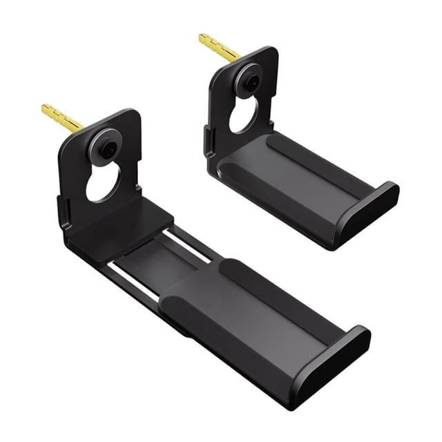 C Channel Racks 2PCS Speaker Wall Mount Floating Rack for Heavy Duty Center Channel ...