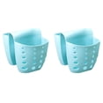 thumbnail image 1 of 2PCS Sponge Holder for Kitchen Sink, Silicone Sink Saddle Caddy Organizer Rack, Sponges Holder Over Faucet, Hanging Kitchen Organizer Accessories Rack Basket, 1 of 7