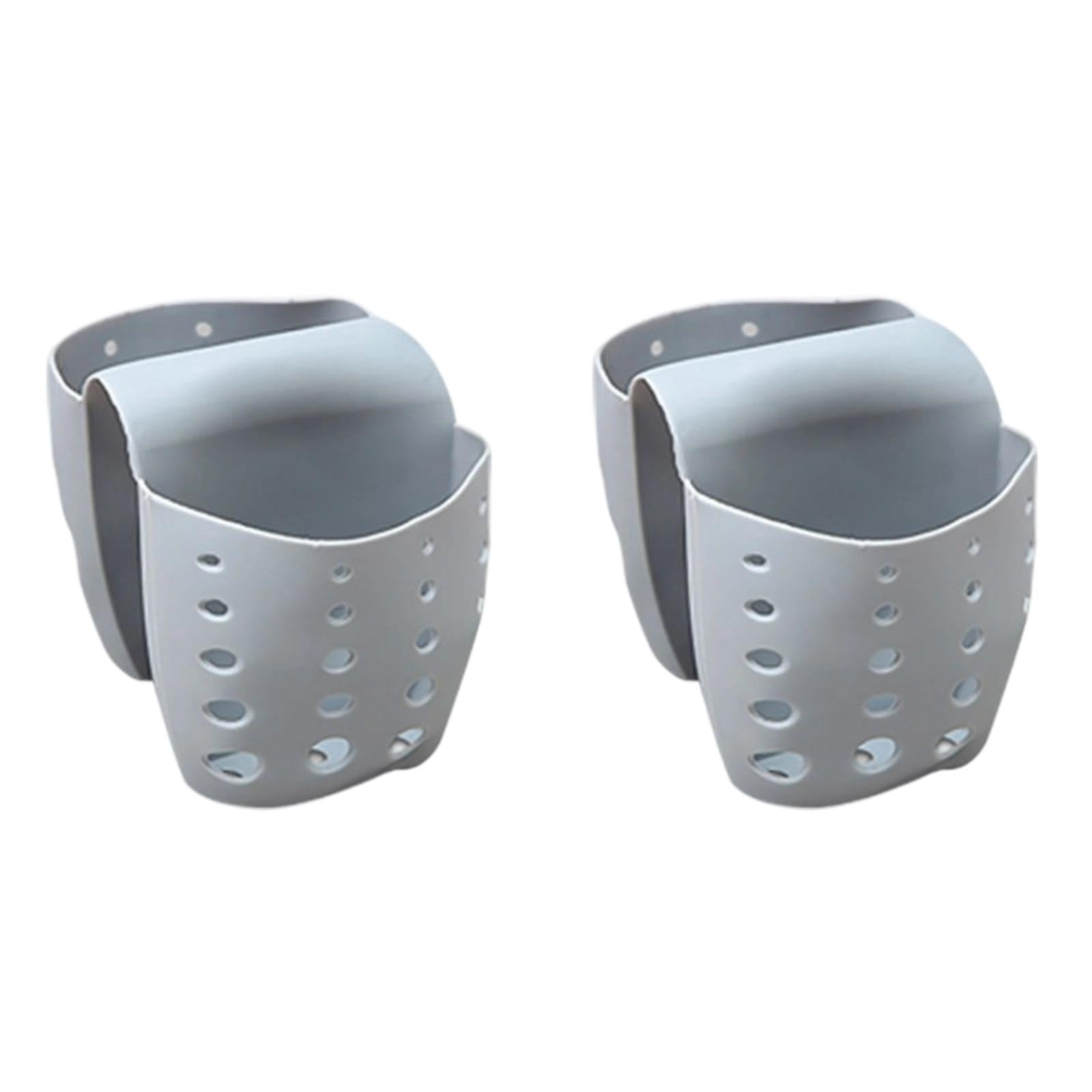 2PCS Sponge Holder for Kitchen Sink, Silicone Sink Saddle Caddy ...