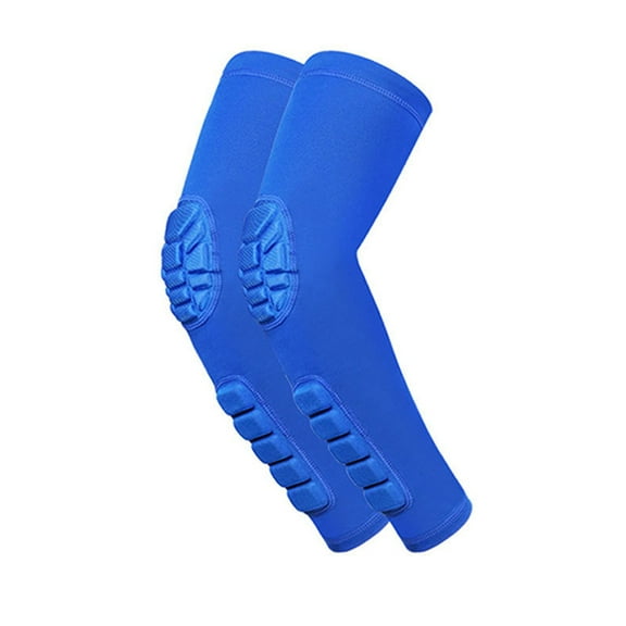 2PCS Sports Elbow Arm Honeycomb Anti - Collision for Multiple Sports in 4 Colors Durable and Effective