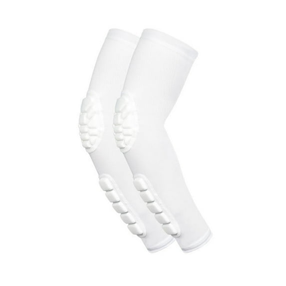 2PCS Sports Elbow Arm Honeycomb Anti - Collision for Multiple Sports in 4 Colors Durable and Effective
